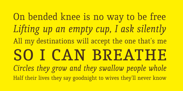 Quiroga Serif - Text Samples