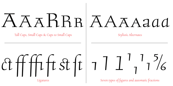Stern Pro - OpenType Features
