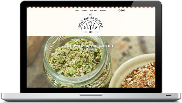The Great British Butcher - Website by Design by Day