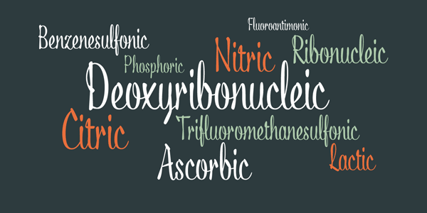 Acid Calligraphic Script Font by Typomancer