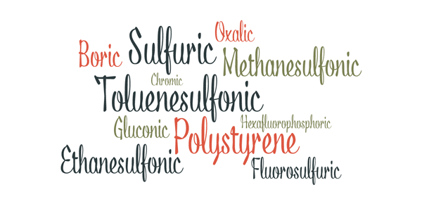 Acid Calligraphic Script Typeface by Typomancer