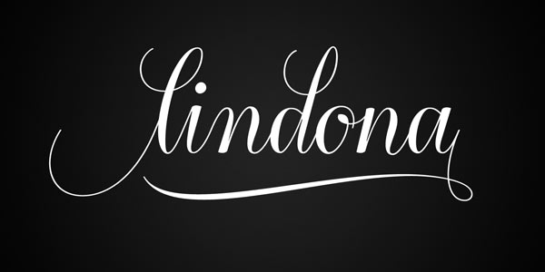 Delicatta decorative script font by dooType