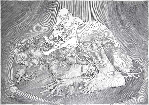 Graphite Drawing by Carl Krull
