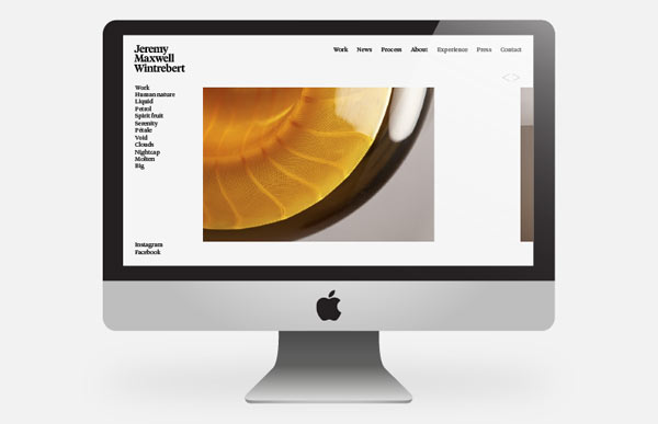 Jeremy Maxwell Wintrebert - Web Design by Hey Studio