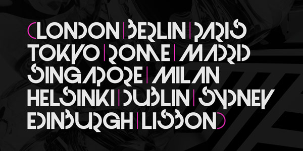 Monolite Geometric Display Typeface by Thinkdust