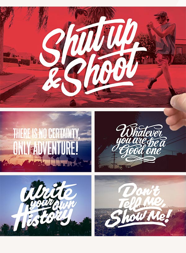 TheQ social camera - Typography and Visual Identity