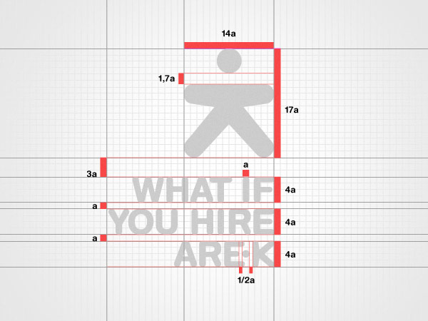 What if you hire Arek - Logo Design by Dora Klimczyk