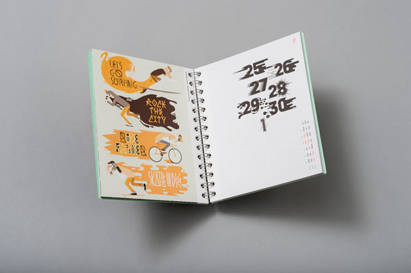 EIGA Trend Diary "New Move" - Design Calendar 2014