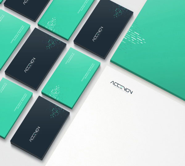 ACCENON Visual Identity Design by Oven