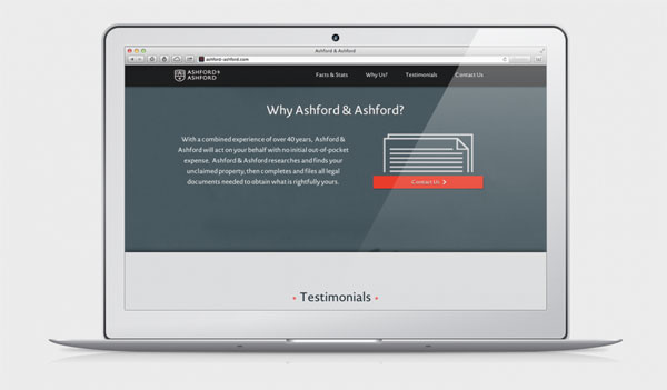 Ashford & Ashford Website Design by Studio Ghost