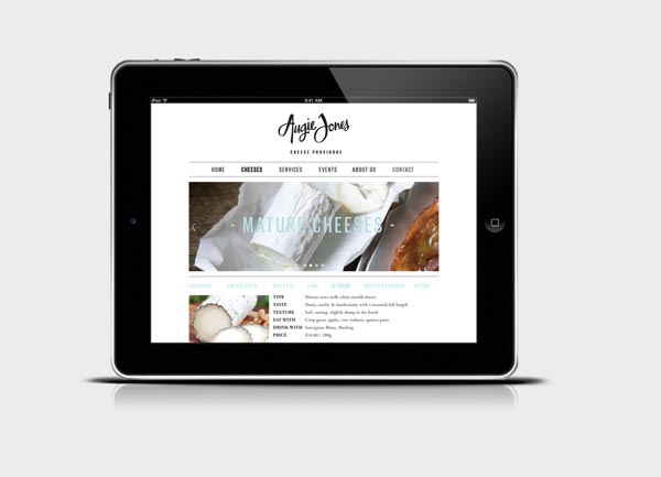 Augie Jones Web Design by Mijan Patterson