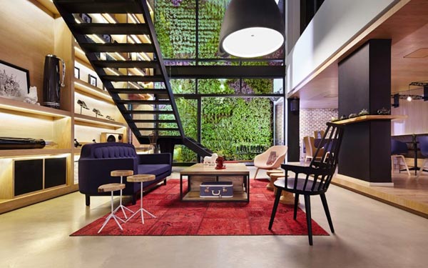 Inside the Click Clack Hotel by plan:B Arquitectos and Perceptual Studio