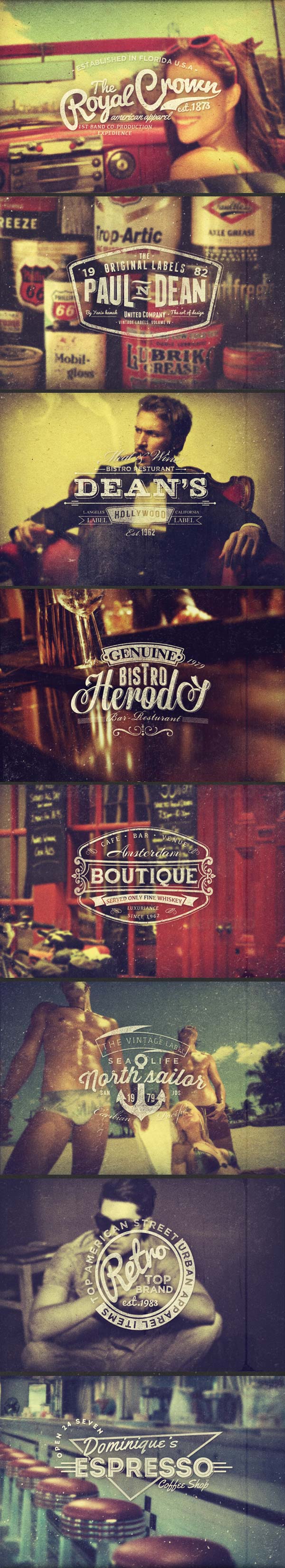 Vintage Labels Vol. 4 by Yaniv Kamak