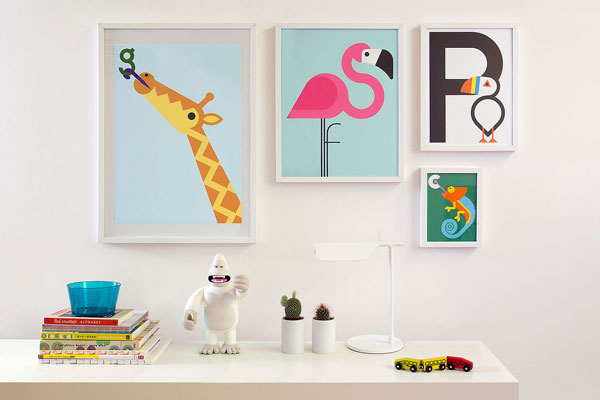 Animal A to Z Poster Illustrations by Build Animal A to Z Poster Illustrations by Build