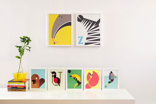 Animal A to Z Poster Illustrations by Build Animal A to Z Poster Illustrations by Build