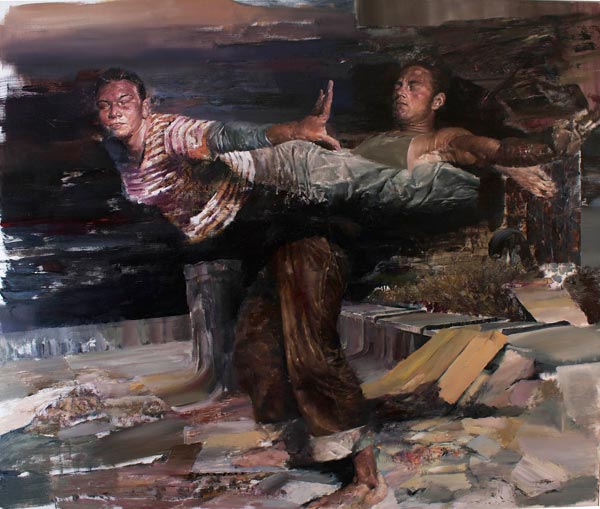 Performance - Painting by Dan Voinea