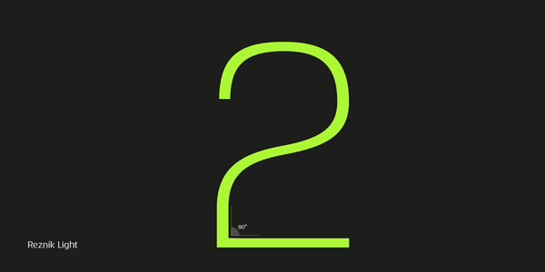 Reznik Light Typeface by The Northern Block