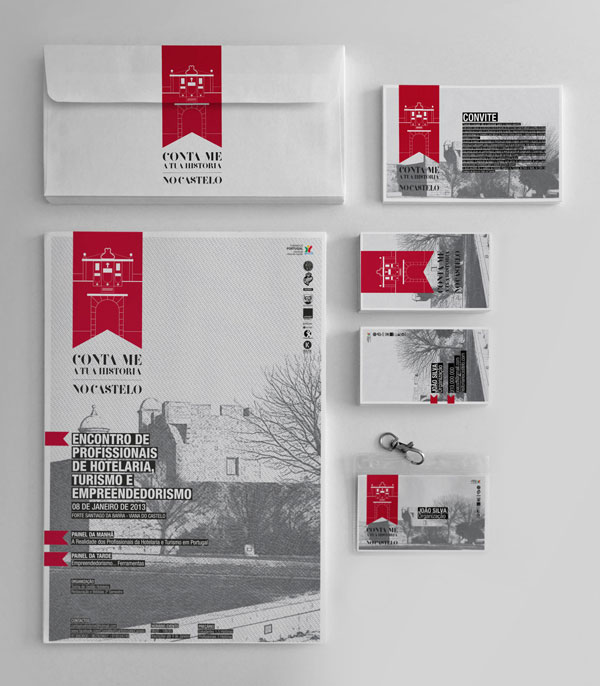 Conta-me a tua história no Castelo - Logo and Stationery Design by Boutik Marketing