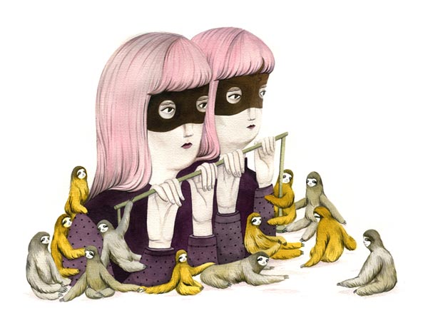 Fakelore - Slow Life - Illustration by Andrea Wan Fakelore - Slow Life - Illustration by Andrea Wan