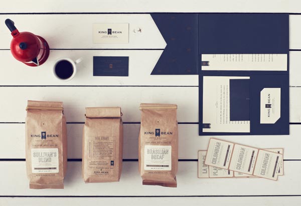King Bean Coffee Roasters Brand Identity by Design Agency Stitch
