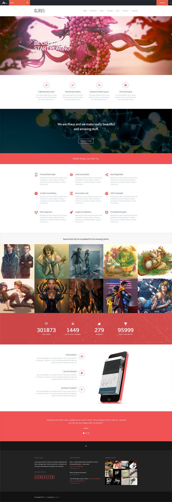 Klaus - WordPress Theme