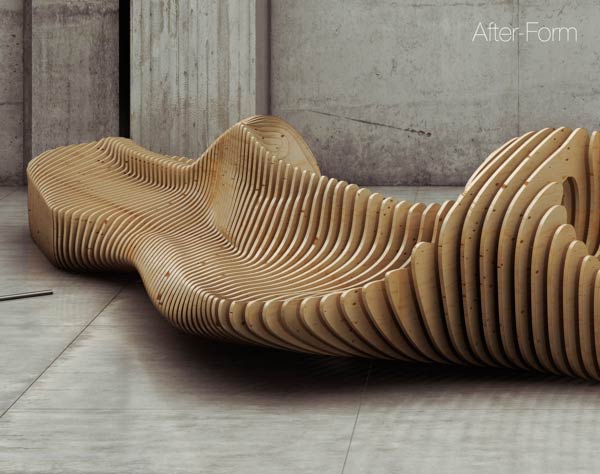 Parametric Bench - Interior Design by Oleg Soroko