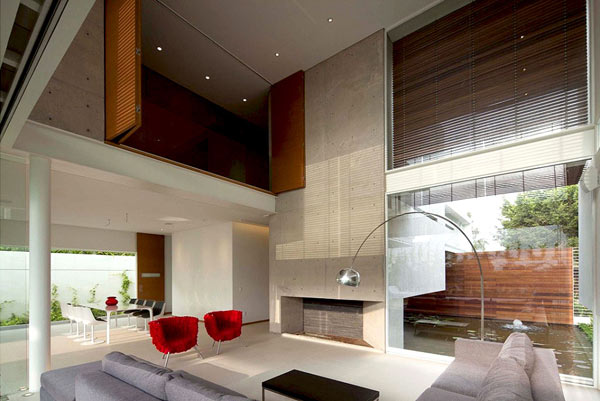 Public Space of the FF House - Architecture Design by Hernandez Silva Architects