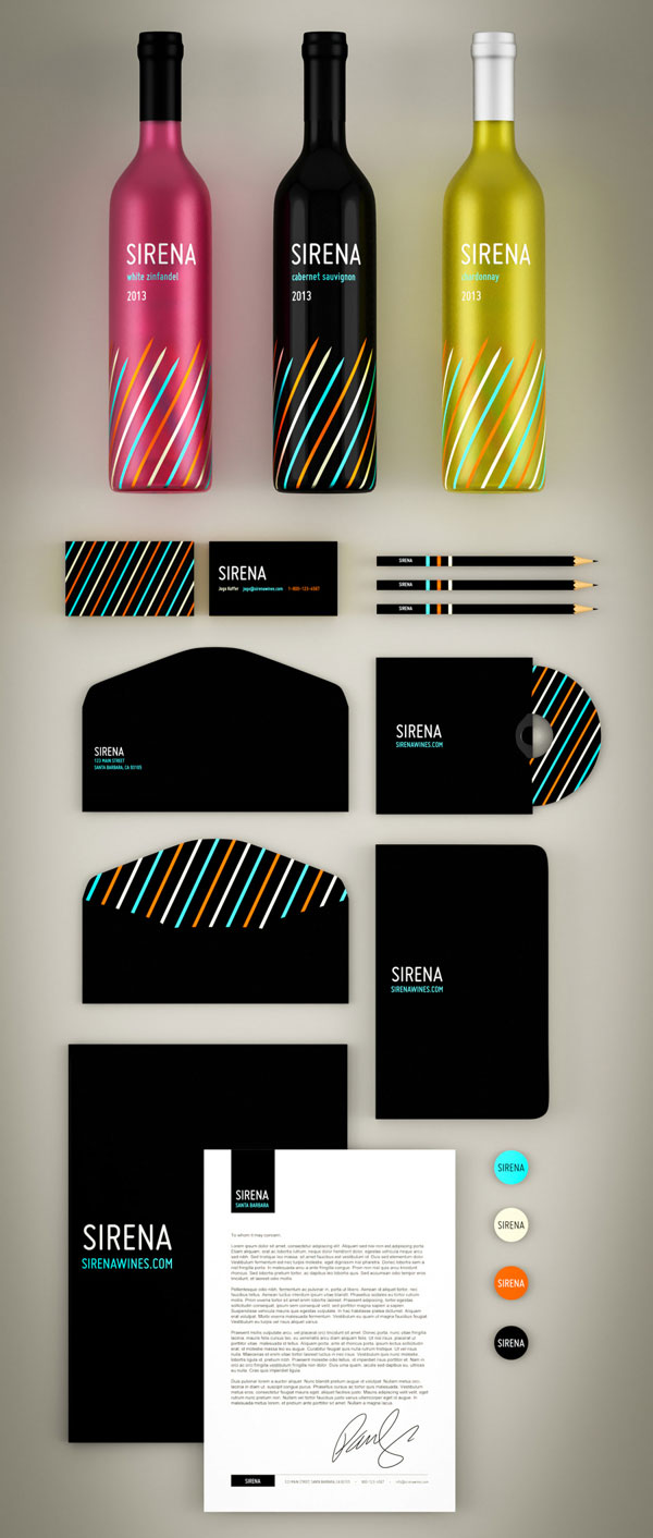 Sirena Wine Concept by Paul Johns