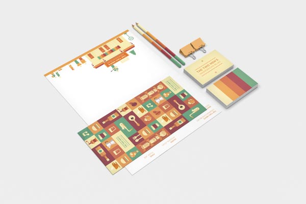 The Two Men's - Underground Blues - Stationery Set