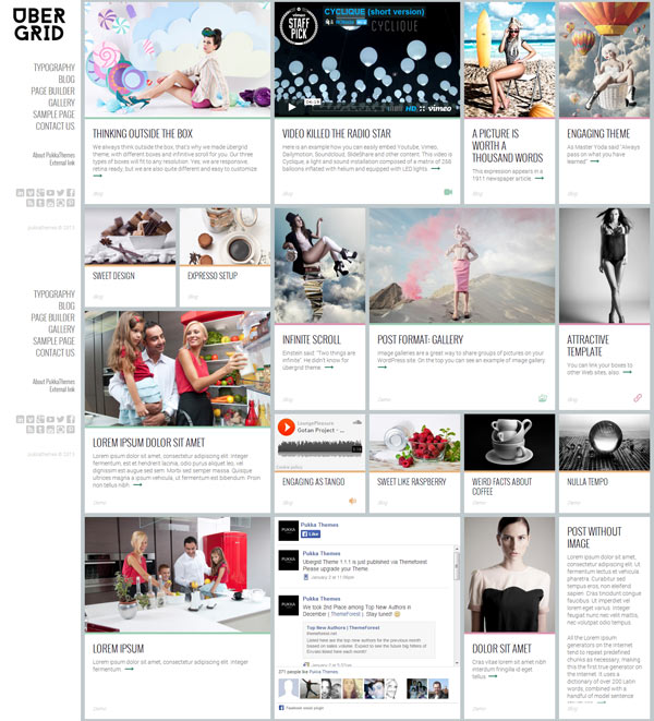 Ubergrid - Responsive Grid-based WordPress Theme