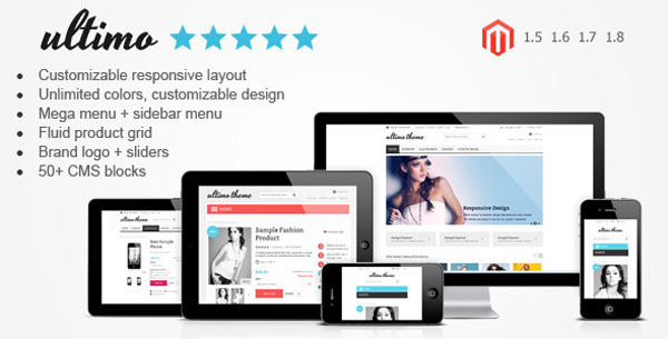 Ultimo - fluid and responsive Magento theme