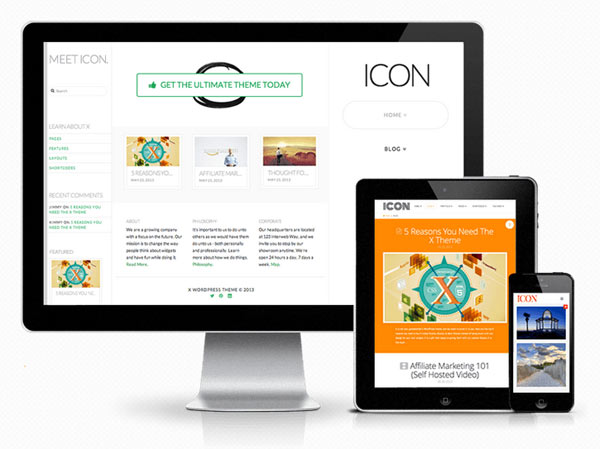 X - WordPress Theme - Icon