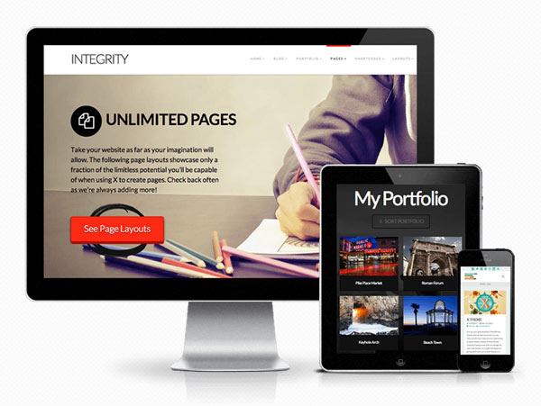 X - WordPress Theme - Integrity