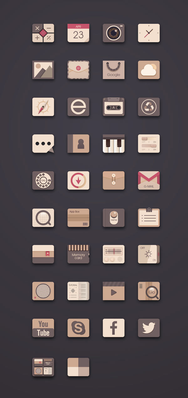 UI Icon Design by Kindesign