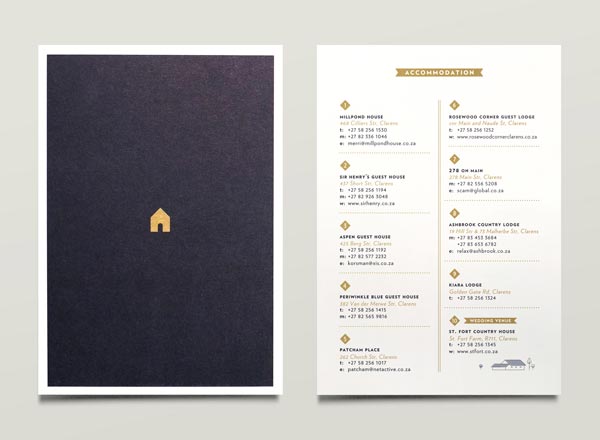 Wedding Invitation Postcard Set by Jono Garrett