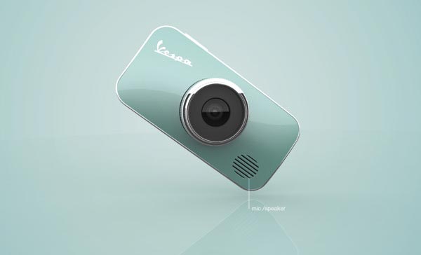Vespa Cam - Industrial Design Concept by Rotimi Solola and Cait Miklasz
