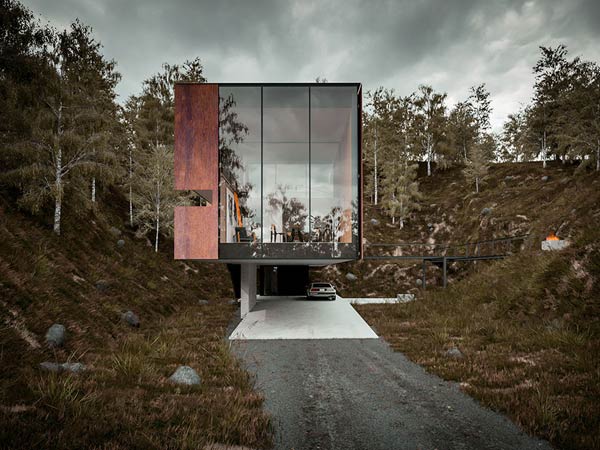 House for a Photographer by Hyde + Hyde Architects