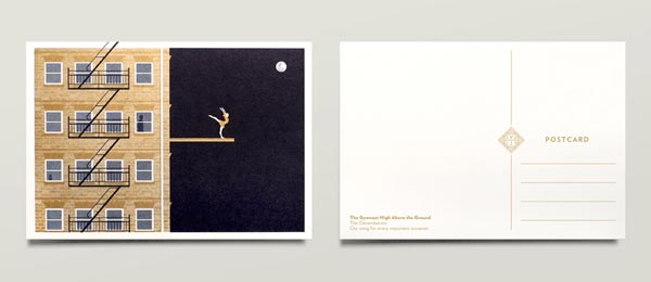 Wedding Invitation Postcard Set by Jono Garrett