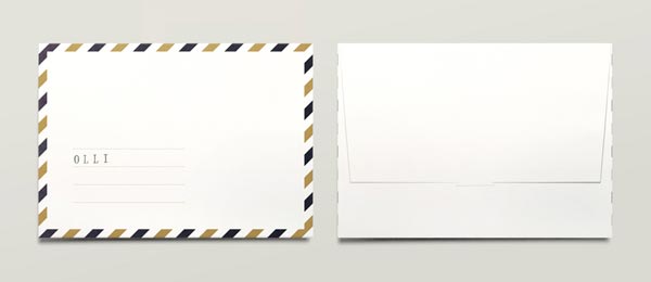 Wedding Invitation Postcard Set by Jono Garrett