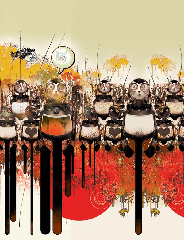 DIGIT Magazine - Magazine Cover Illustration by Matthew Curry