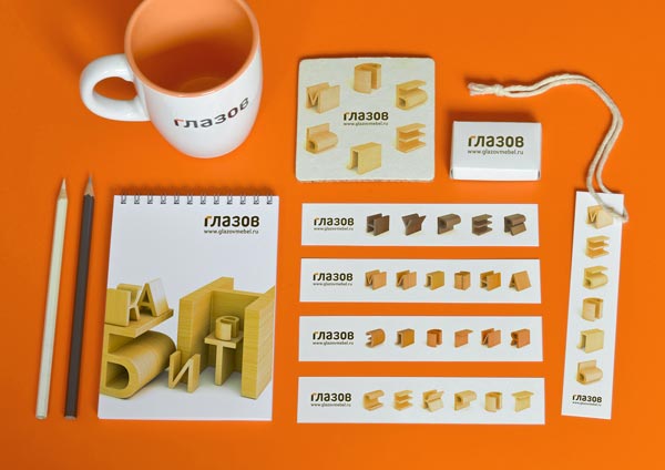 Glazov furniture factory branding by 12 points