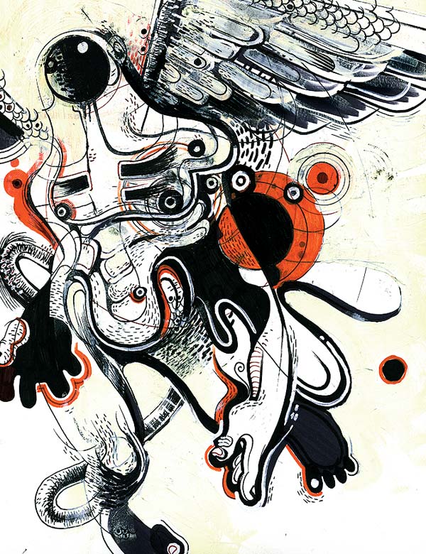 Grab Magazine Illustration by Matthew Curry