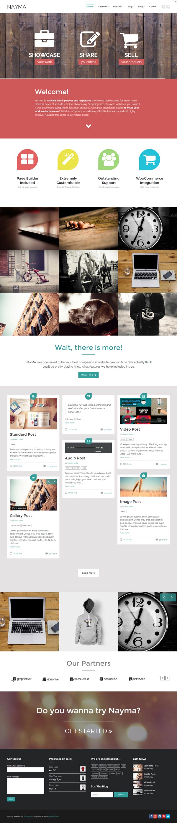 Nayma - Responsive Multi-Purpose WordPress Theme
