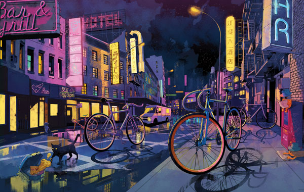 The Ride Journal 8 - Cover Illustration by Shan Jiang of Shotopop