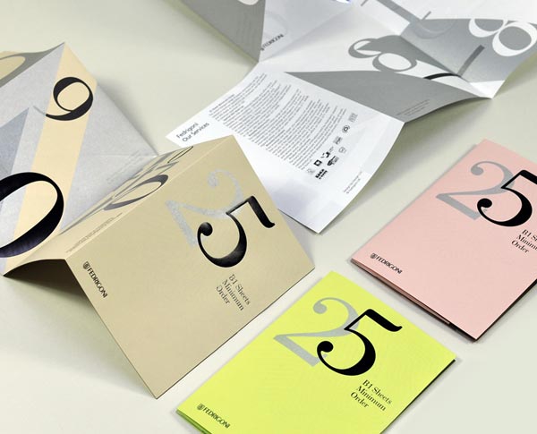 Fedrigoni '25' Promo Booklet by Design LSC
