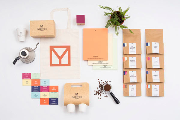 Yardstick Coffee Brand Identity by ACRE