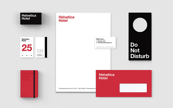 Helvetica Hotel - Branding Study by Albert Son Helvetica Hotel - Branding Study by Albert Son