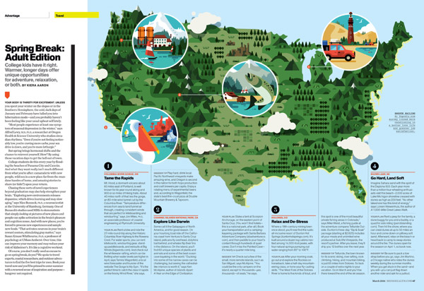 Editorial Illustrations by Morgane Le Francois for Men's Health US