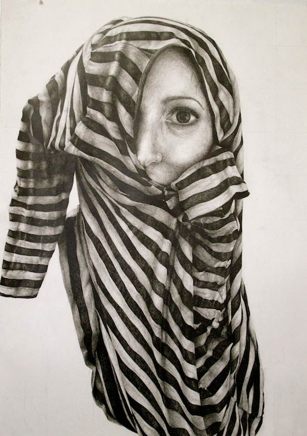 Self-Deception Drawing by Gillian Lambert