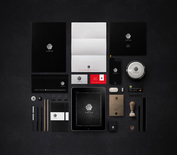 De Facto Brand Identity by Jenn Serna and Daniel Lasso Casas